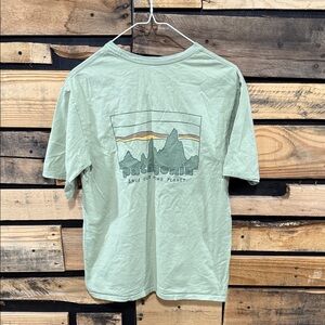 Patagonia Men’s Save Our Home Planet Green‎ Organic Cotton T-shirt Size XS